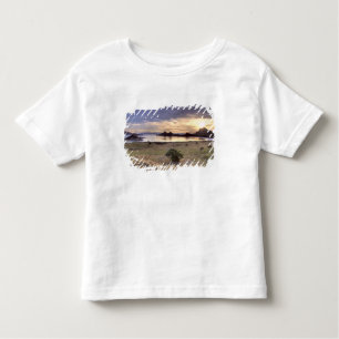 Camiseta Infantil Indonésia, Parque Nacional de Komodo. Pôr do sol