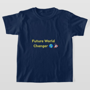 Camiseta Infantil Inspiradora para Futuros Mudador