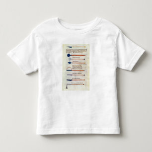 Camiseta Infantil Instrumentos cirúrgicos de um tratado