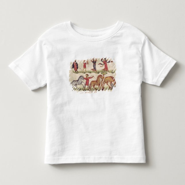 Camiseta Infantil Instrutores de cavalo (Frente)
