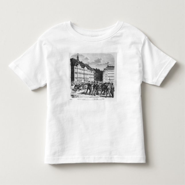 Camiseta Infantil Insurreição em Dresden (Frente)