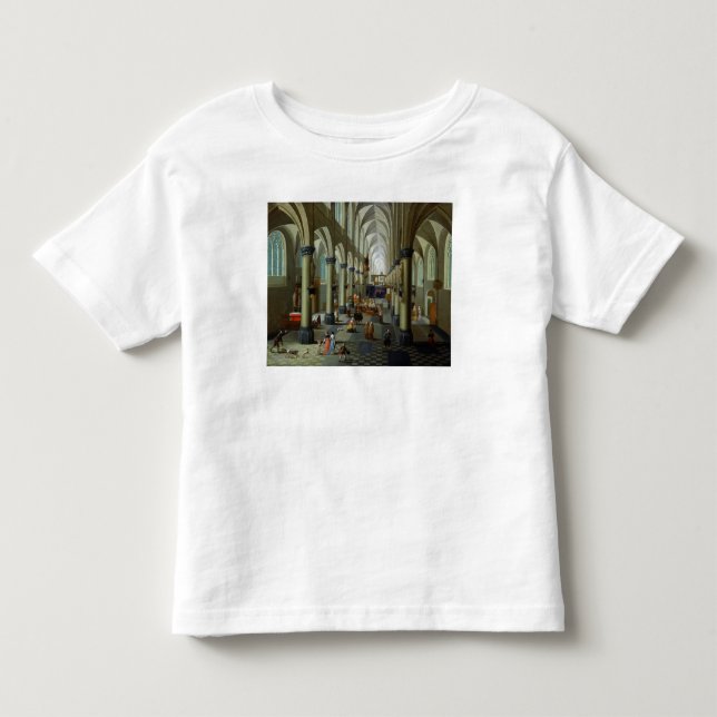 Camiseta Infantil Interior de uma igreja (Frente)