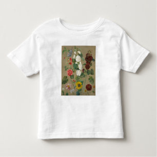 Camiseta Infantil Intitulado (flores) (óleo a bordo)