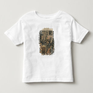 Camiseta Infantil Inverno em Paris, em torno do soldador