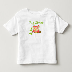 Camiseta Infantil Irmã mais velha da coruja