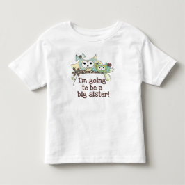 Camiseta Infantil Irmã mais velha do futuro das corujas