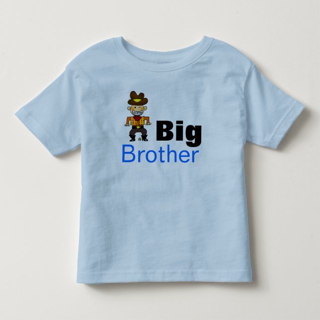 Camiseta Infantil Irmão grande (vaqueiro) (Frente)