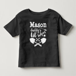 Camiseta Infantil Irmão Mais Velho do Pequeno Ajudante do Papai