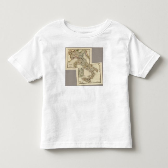 Camiseta Infantil Italia composta (Frente)