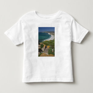 Camiseta Infantil Itália, Sardenha, Tharros. Vista da torre espanhol