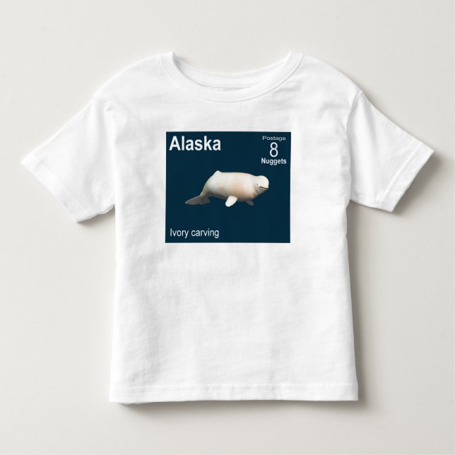 Camiseta Infantil Ivory Beluga (Frente)