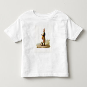 Camiseta Infantil Janissary, dos "trajes das várias nações",