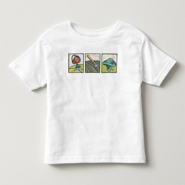 Camiseta Infantil Jardinagem (Frente)