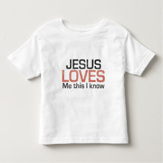 Camiseta Infantil Jesus ama-me, este que eu sei