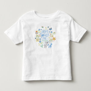 Camiseta Infantil Jesus ama-me isto que eu sei o Bodysuit infantil