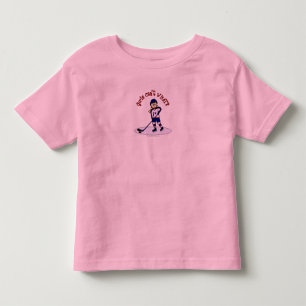 Camiseta Infantil Jogador de Hóquei das Meninas Louras
