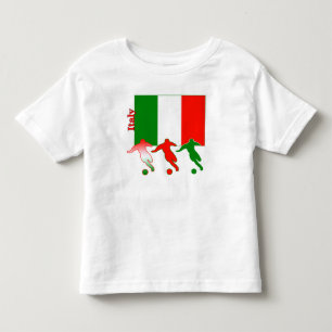 Camiseta Infantil Jogadores de futebol - Italia