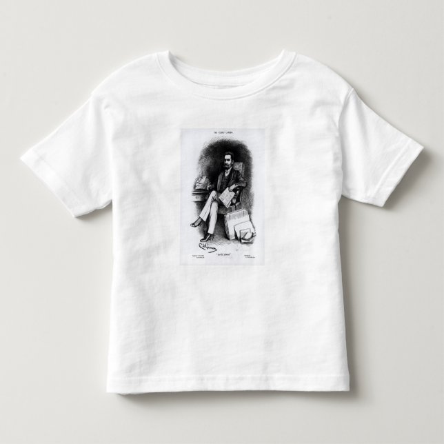 Camiseta Infantil Joseph Pulitzer "do objeto antigo", 1887 (Frente)