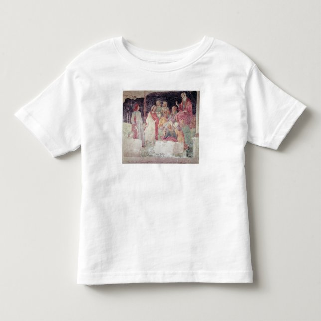 Camiseta Infantil Jovem Saudação por Sete Artes Liberais (Frente)