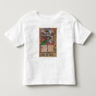 Camiseta Infantil Júlio César que cruza o Rubicon, c.1470