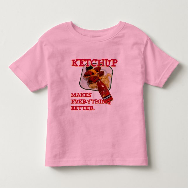 Camiseta Infantil Ketchup (Frente)