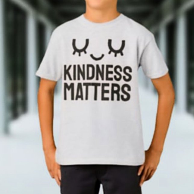 Camiseta Infantil Kindness Matters – Design de Ros (Criador carregado)