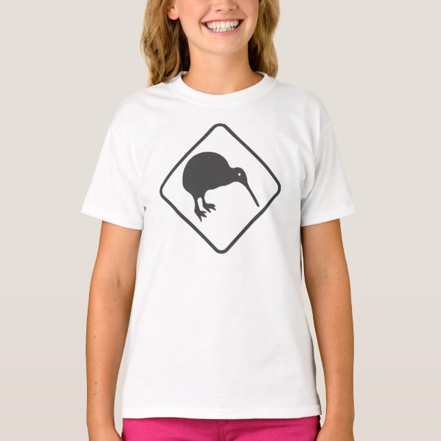 Camiseta Infantil Kiwi Crossing (Frente)