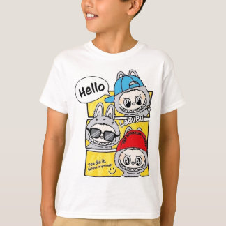 Camiseta Infantil Labubu Monster Kids
