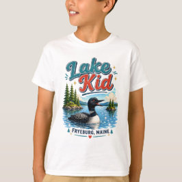 Camiseta Infantil Lago Kid Fryeburg Maine