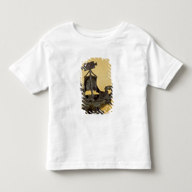 Camiseta Infantil Lâmpada sob a forma de um barco (Frente)