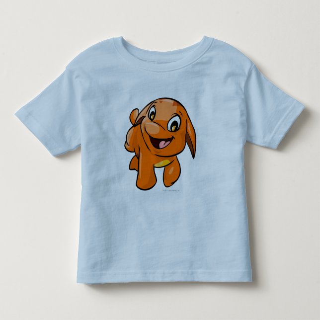 Camiseta Infantil Laranja de Poogle (Frente)