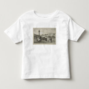 Camiseta Infantil Le Louvre, gravado por Auguste Bry (gravura)