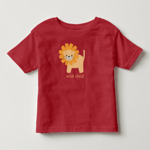 Camiseta Infantil Leão de animação doce