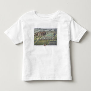 Camiseta Infantil Leate longo gravado por Johannes Kip (c.1652-1722)