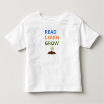 Camiseta Infantil Ler, Aprender, Crescer