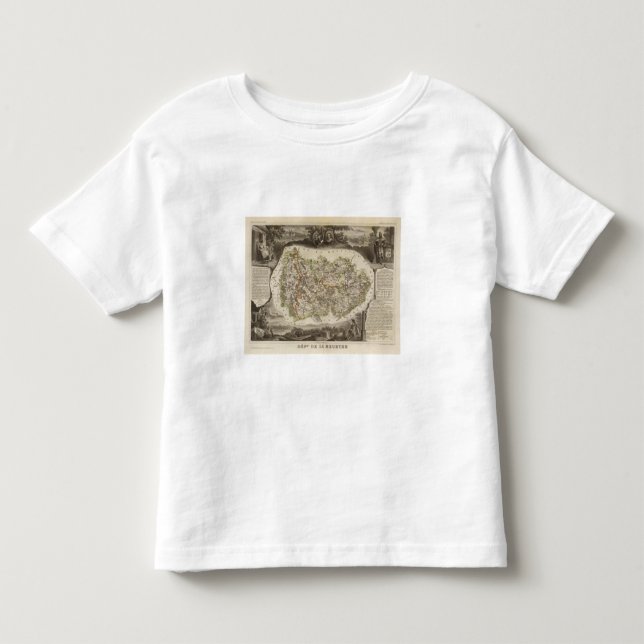 Camiseta Infantil Limites do distrito (Frente)