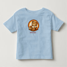 Camiseta Infantil Little Bear Fofa Retro Kawaii