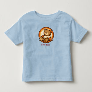 Camiseta Infantil Little Bear Fofa Retro Kawaii