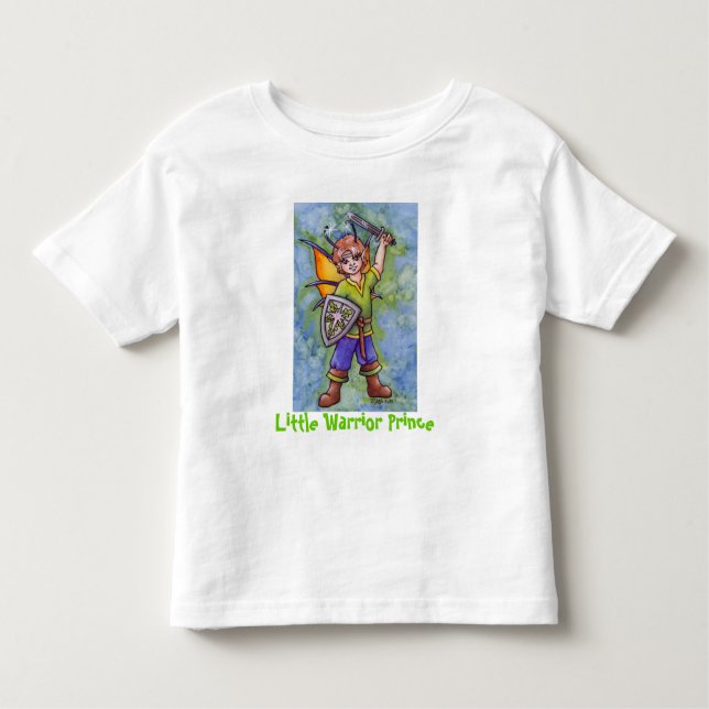 Camiseta Infantil Little Warrior Prince (Frente)