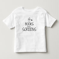 Camiseta Infantil Livros Antes das Telas