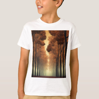 Camiseta Infantil Logo de Árvore da Floresta | Cam
