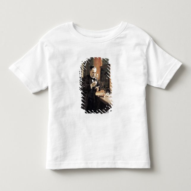 Camiseta Infantil Louis Pasteur em seu laboratório, 1885 (Frente)