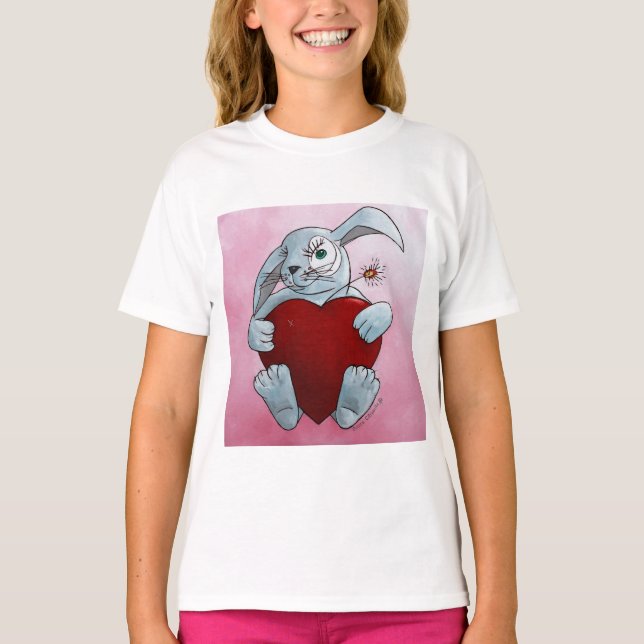 Camiseta infantil Love Bunny (Frente)