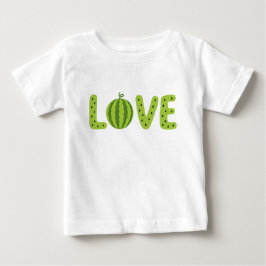 Camiseta Infantil LOVE de Melancia Fofa