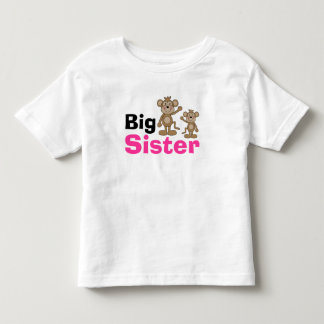 Camiseta Infantil Macaco Bonito Irmã Grande