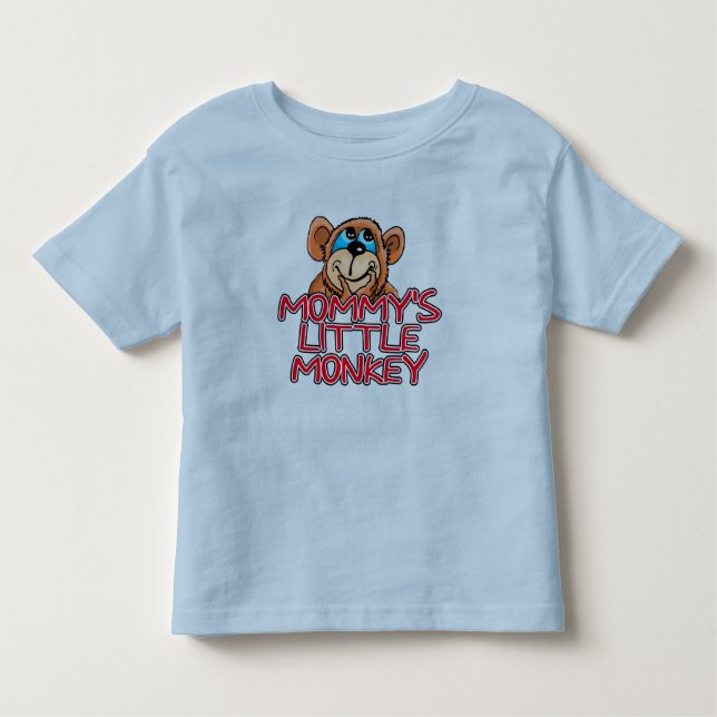 Camiseta Infantil Macaco mamãe (Frente)