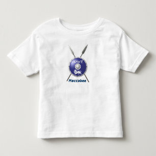 Camiseta Infantil Maccabee Shield e Spears
