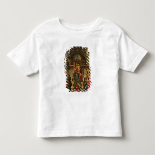 Camiseta Infantil Madonna e criança com santos, 1499