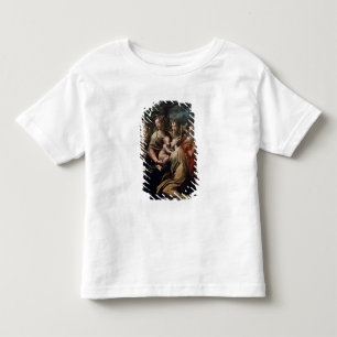 Camiseta Infantil Madonna e criança com santos, c.1529 (óleo na