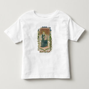 Camiseta Infantil Madonna Enthroned com o St Francis de Assisi